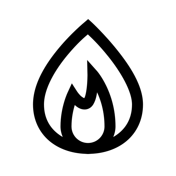 Burn Solid Vector
