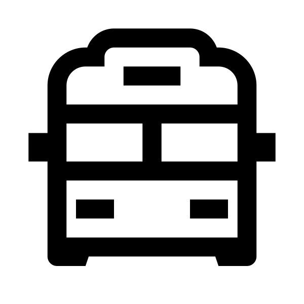 Bus Alt Solid Vector