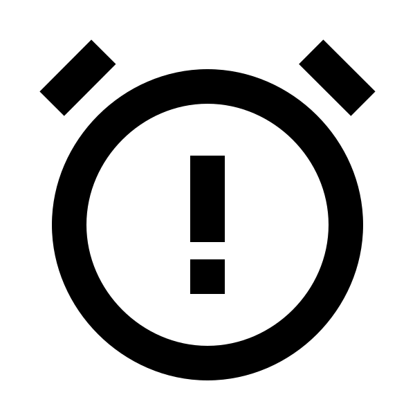 Bx Alarm Exclamation