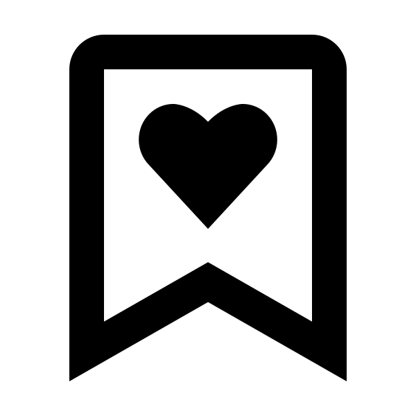 Bx Bookmark Heart
