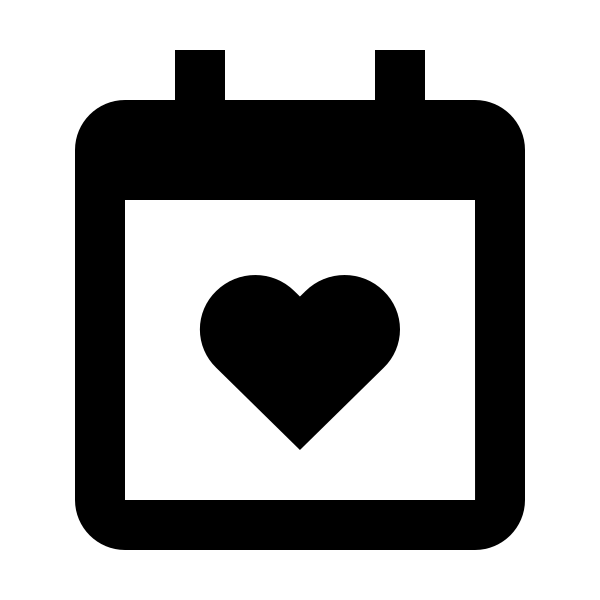 Bx Calendar Heart