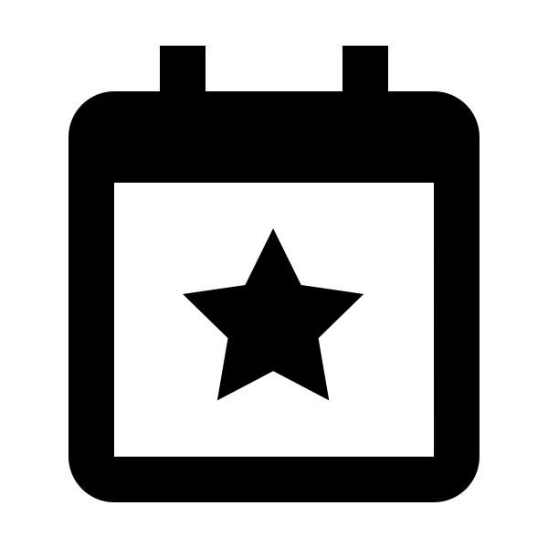 Bx Calendar Star