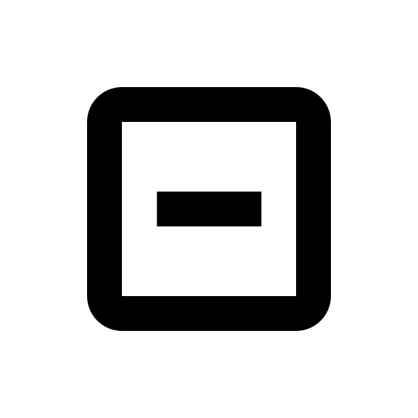 Bx Checkbox Minus