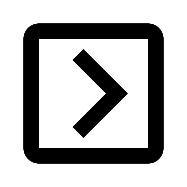 Bx Chevron Right Square