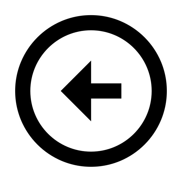 Bx Left Arrow Circle