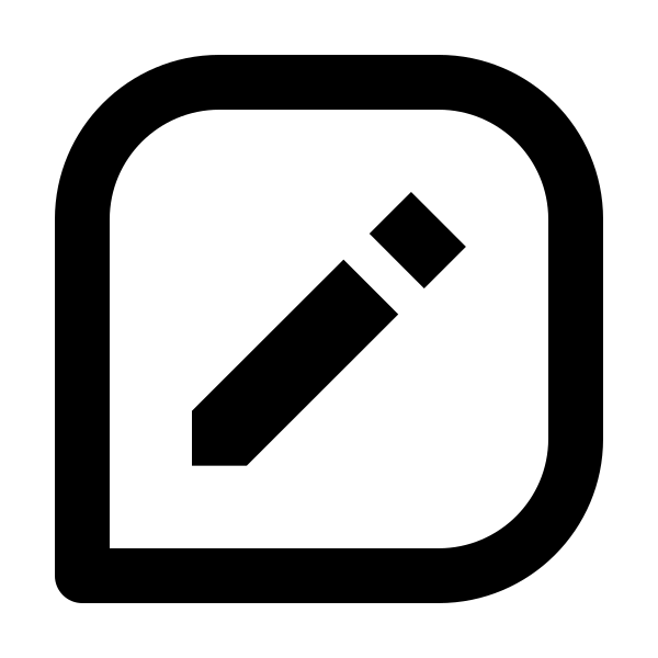 Bx Message Square Edit