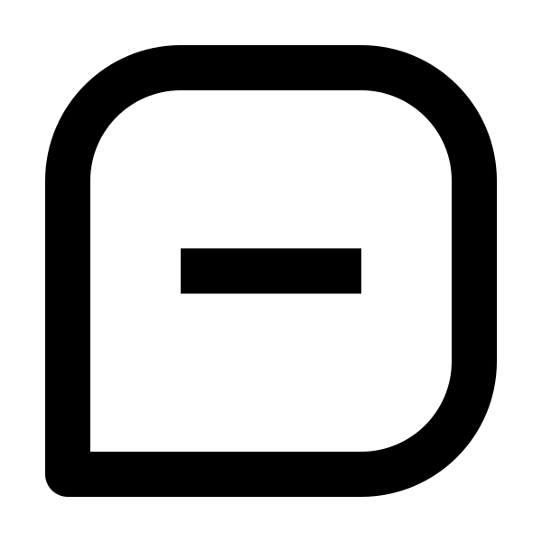 Bx Message Square Minus