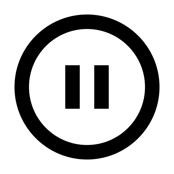 Bx Pause Circle