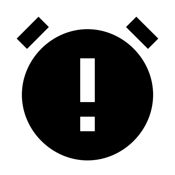 Bxs Alarm Exclamation