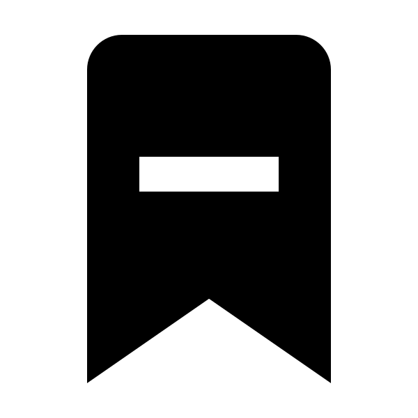 Bxs Bookmark Minus