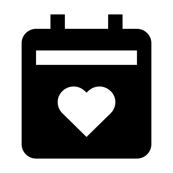 Bxs Calendar Heart