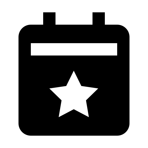 Bxs Calendar Star