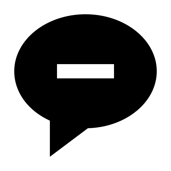 Bxs Message Rounded Minus