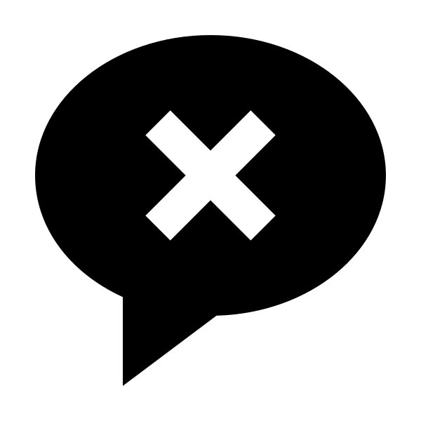 Bxs Message Rounded X