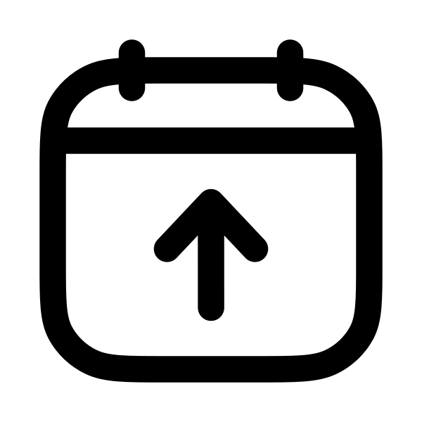 Calendar Arrow Up