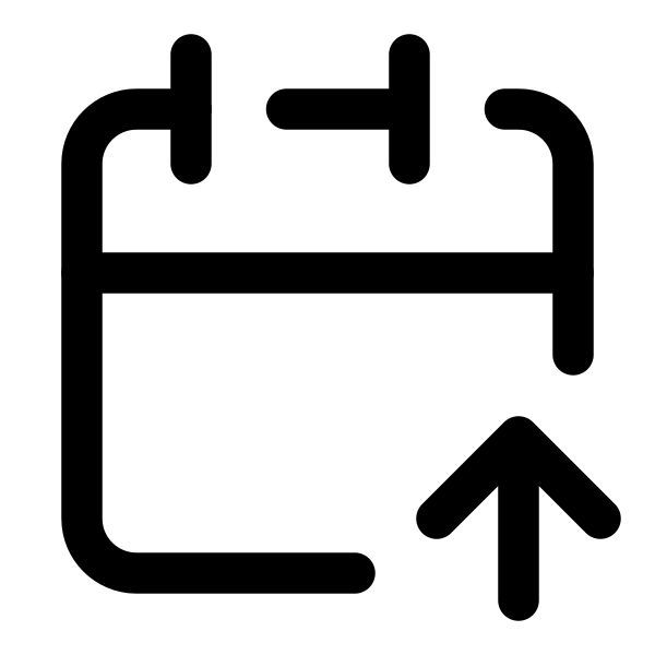 Calendar Arrow Up