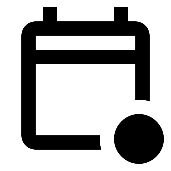 Calendar Badge Outline