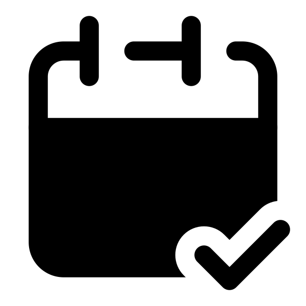 Calendar Check Vector