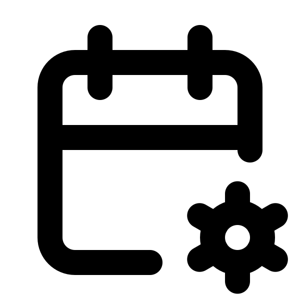 Calendar Cog