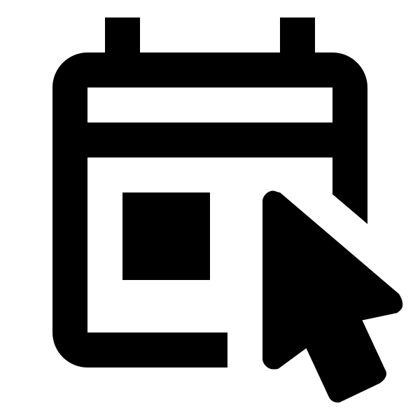 Calendar Cursor Outline
