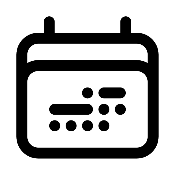 Calendar Date Range Vector
