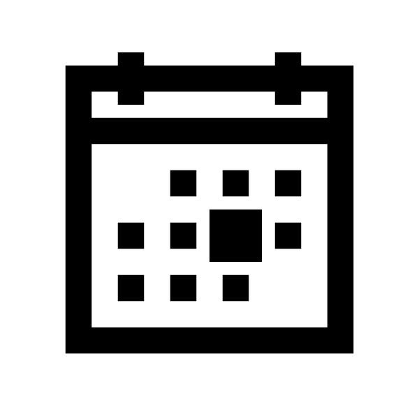 Calendar Day Solid Vector