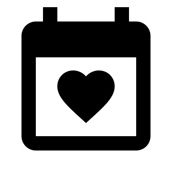 Calendar Heart