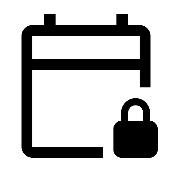 Calendar Lock