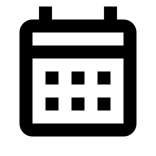 Calendar Month Outline