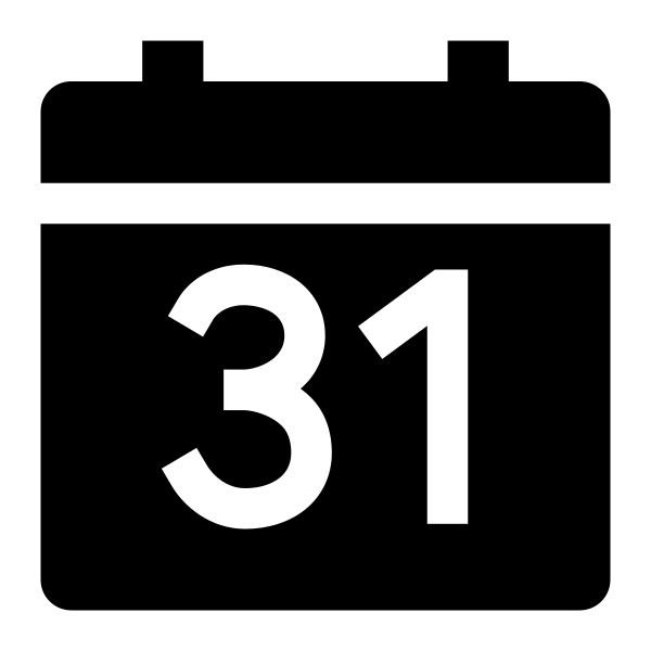 Calendar Number Sharp