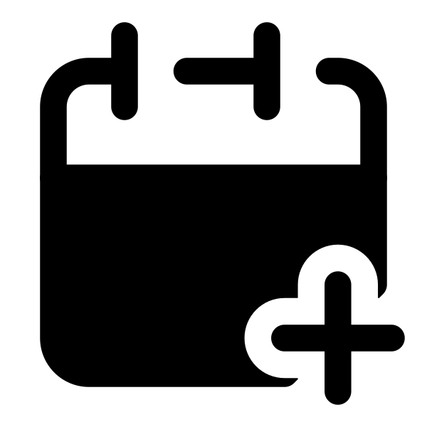 Calendar Plus Vector