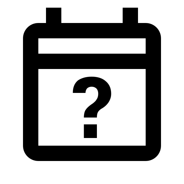 Calendar Question Outline
