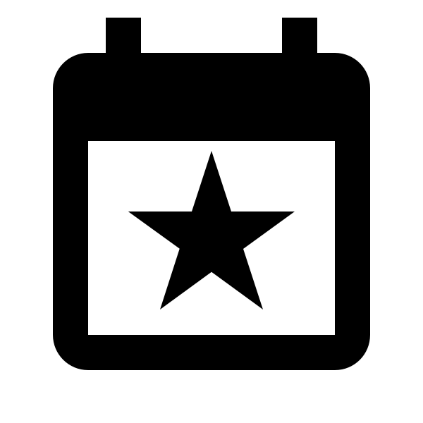 Calendar Star