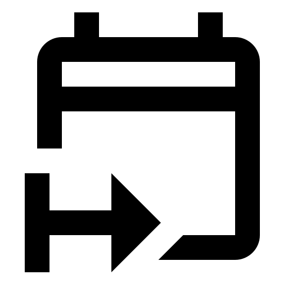 Calendar Start Outline
