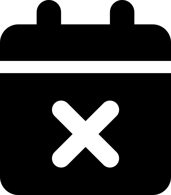 Calendar Xmark