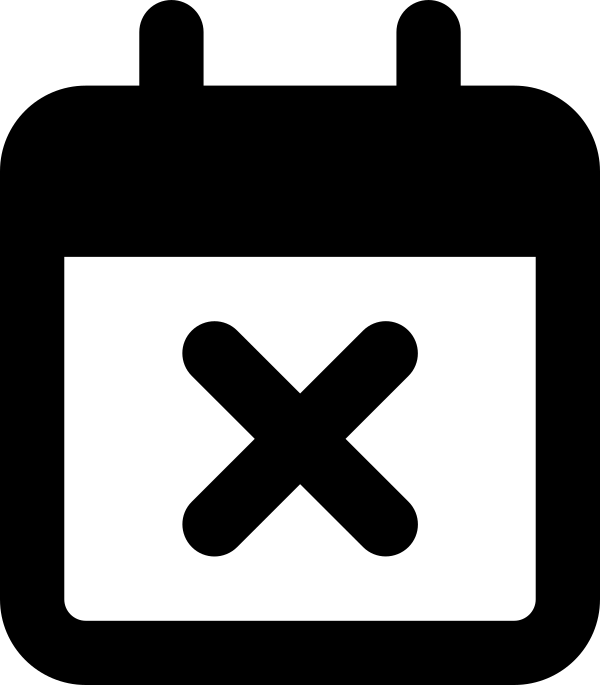 Calendar Xmark