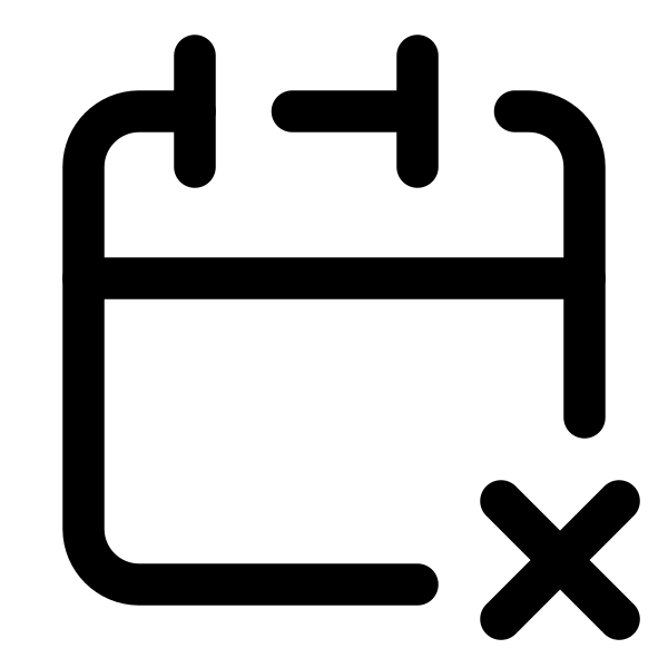 Calendar Xmark