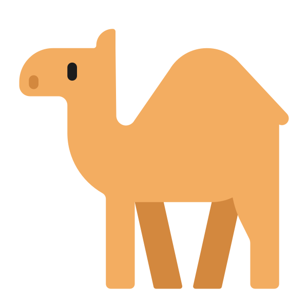 Camel Flat Vector