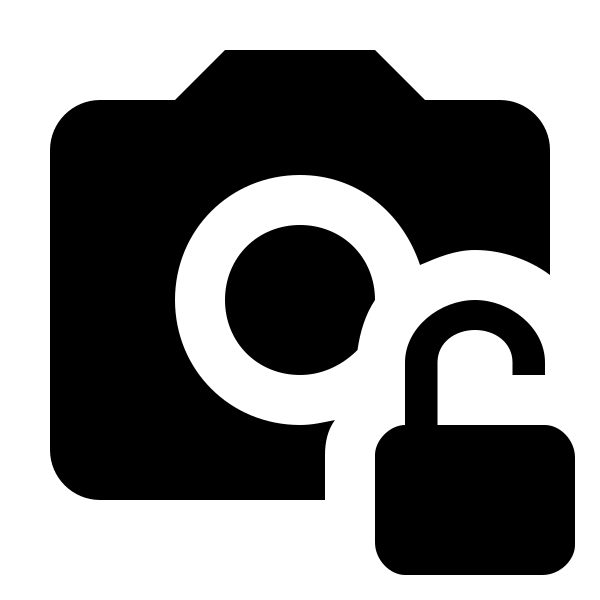 Camera Lock Open