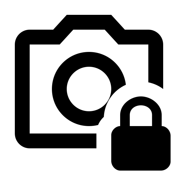 Camera Lock Outline