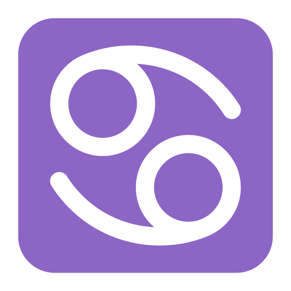 Cancer Flat Vector