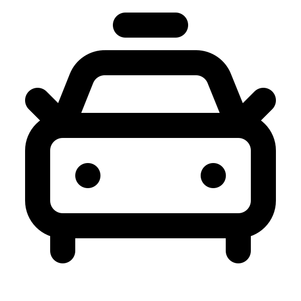 Car Taxi Front