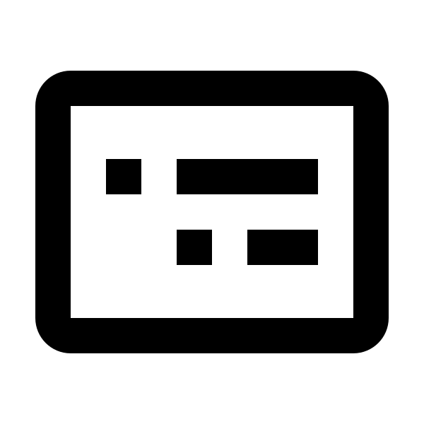 Card Bulleted Outline