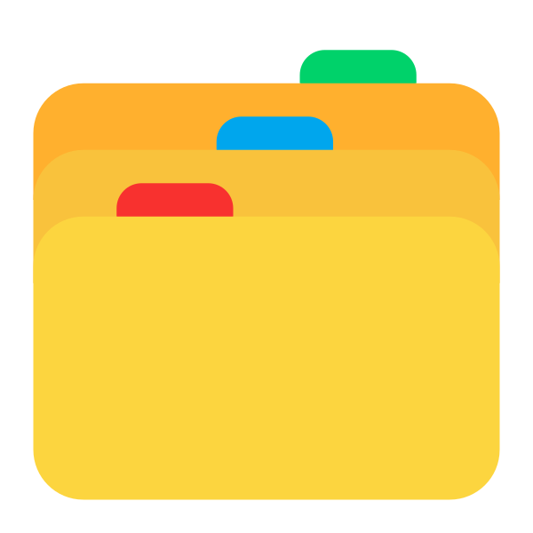 Card Index Dividers Flat Vector