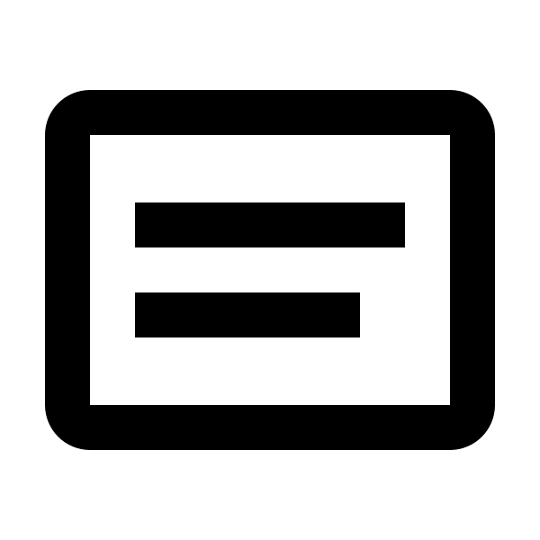 Card Text Outline