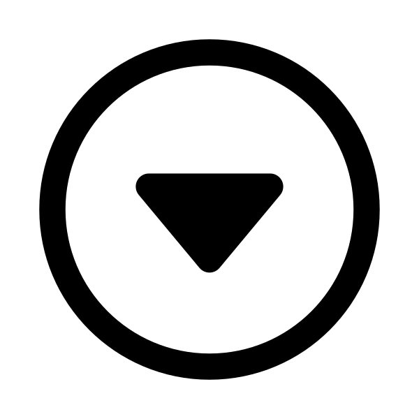 Caret Down Circle Outline