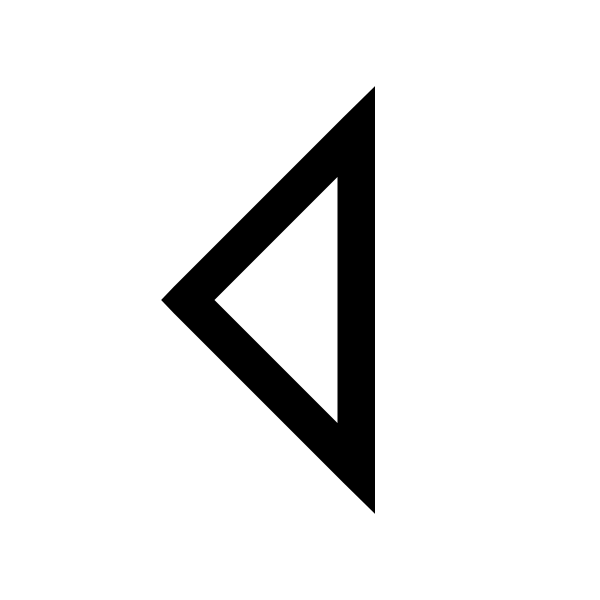 Caret Left Solid Vector