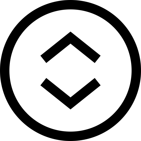 Caret Vertical Circle