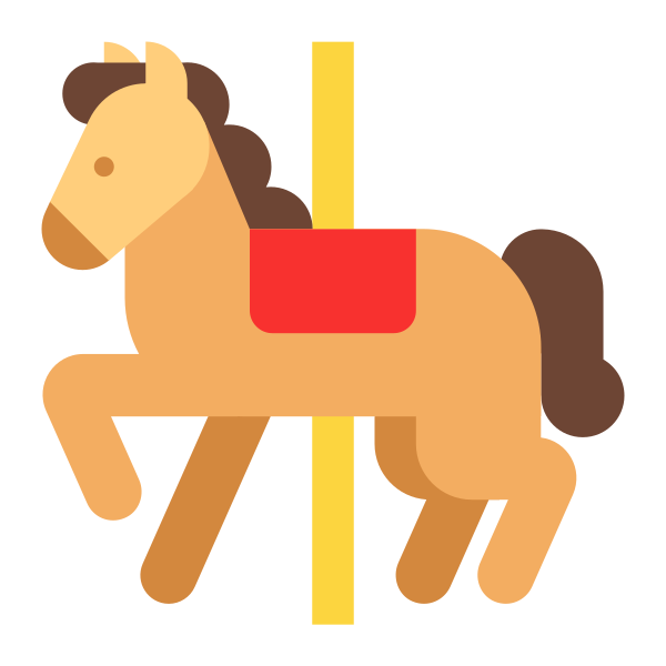 Carousel Horse Flat