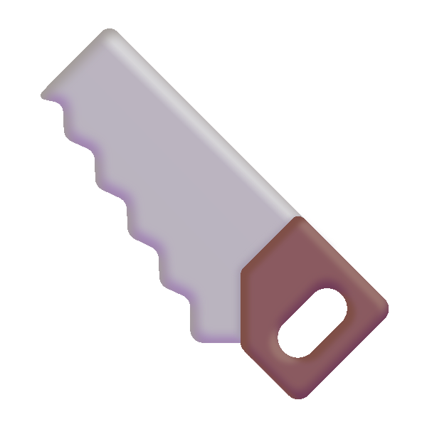 Carpentry Saw Color Vector